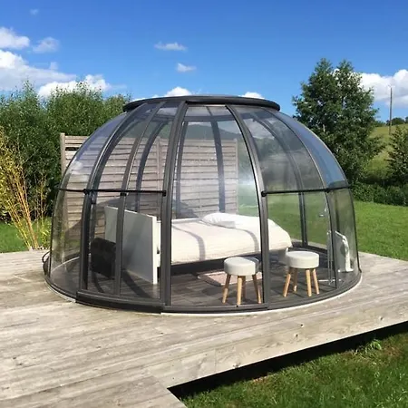 فندق مبيت وإفطار Les Nuits Insolites De La Mothe - En Bulle Ou Tiny House Avec Privatif Outremecourt
